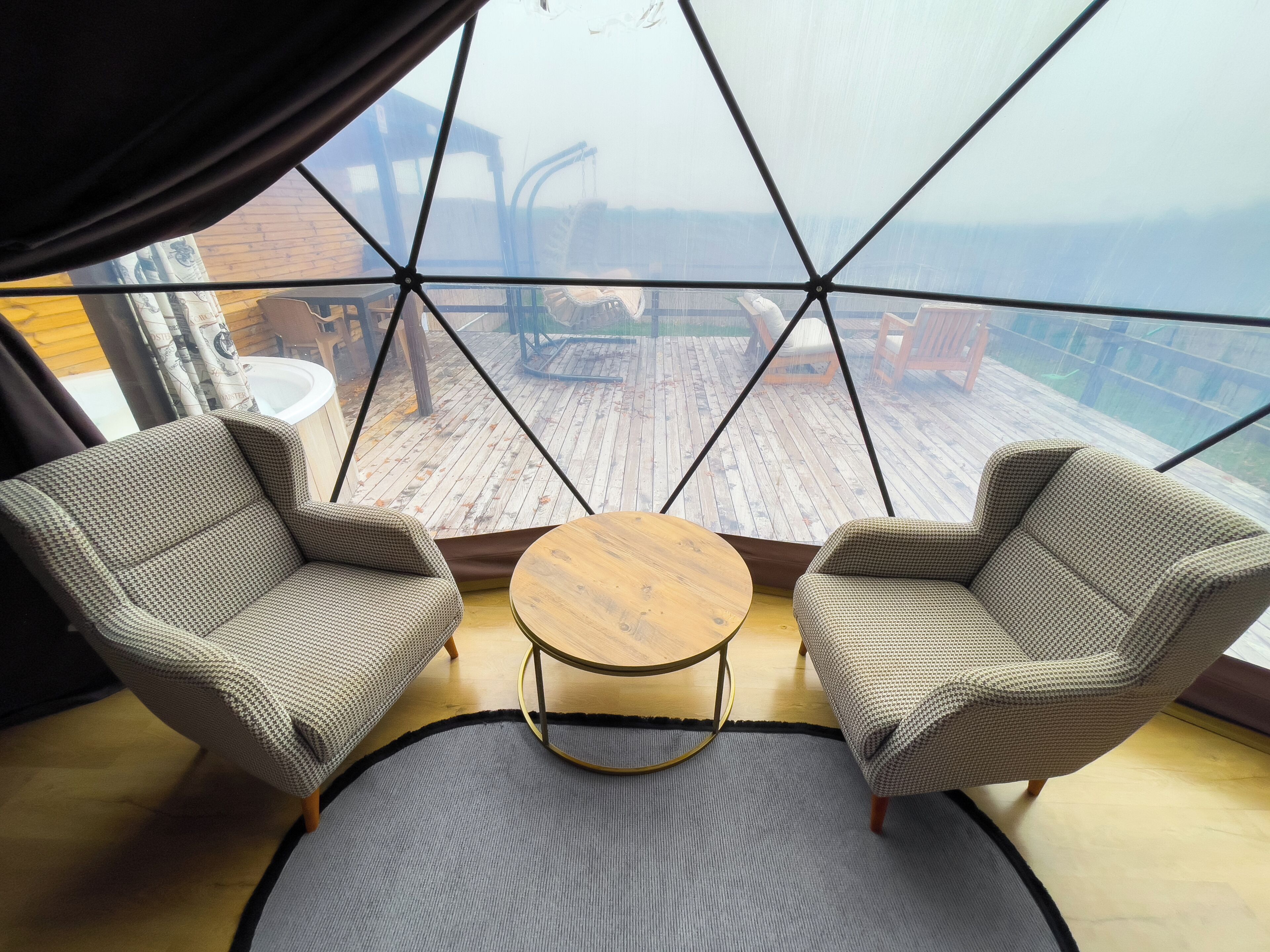 Classic-telttamajoitus