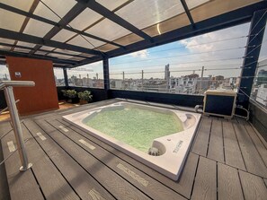 Idromassaggio all'aperto