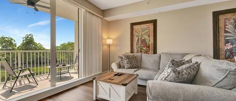 Maison mitoyenne Panoramique, 2 chambres, balcon | Coin séjour