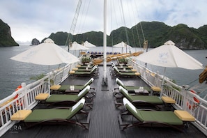 Outdoor banquet area - LAN HA BAY STAR CRUISE (Ha Long)