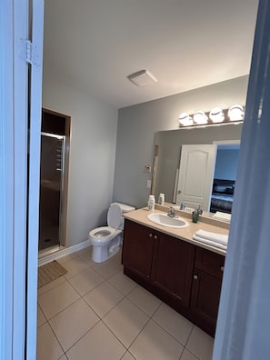 Bathroom - Clean home sleep 13+wifi Netflix parking 7beds (Brampton)