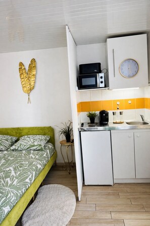 1 Schlafzimmer, Bügeleisen/Bügelbrett, kostenloses WLAN, Bettwäsche