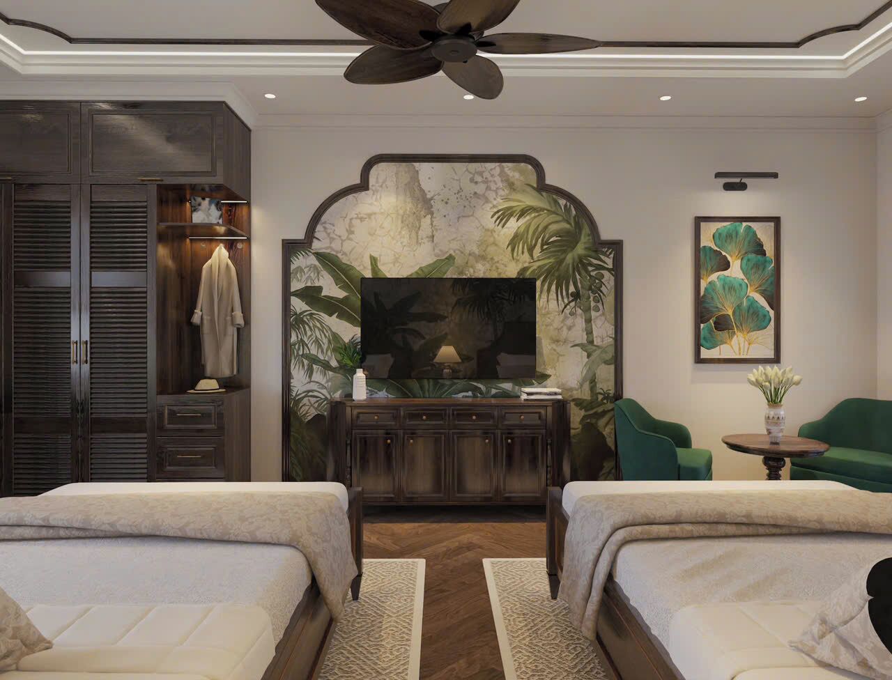 Standard Double or Twin Room, Pool View