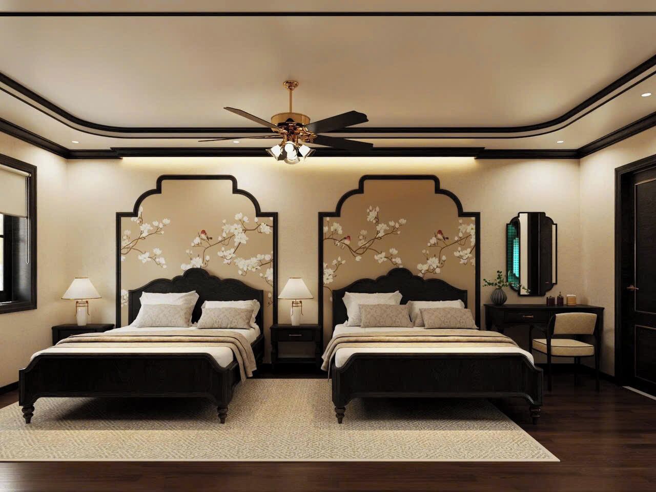 Family Double or Twin Room, Balcony, Pool View