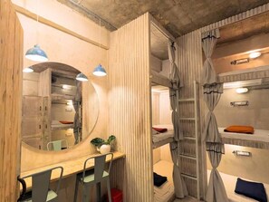 Deluxe Shared Dormitory, Mixed Dorm, Air conditioning | Iron/ironing board, free WiFi - Bunkyard Hostel (Udaipur)