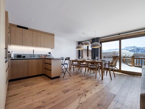 Dining - Modern apartment in the center - 6 guests (Montvalezan-La Rosière)