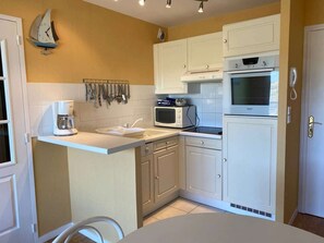 Private kitchen - Studio cabin, pets allowed - 5 guests, dune view (Cucq)