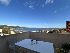 Outdoor dining - Studio sea view, parking - 2 guests (Banyuls-sur-Mer)