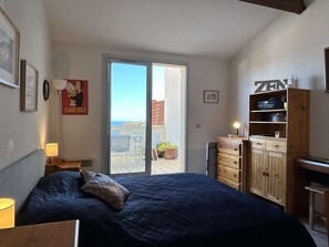 Room - Studio sea view, parking - 2 guests (Banyuls-sur-Mer)