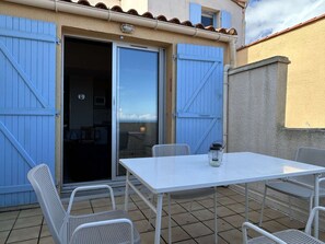 Outdoor dining - Studio sea view, parking - 2 guests (Banyuls-sur-Mer)
