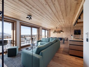 Interior - Modern apartment in the center - 9 guests (Montvalezan-La Rosière)