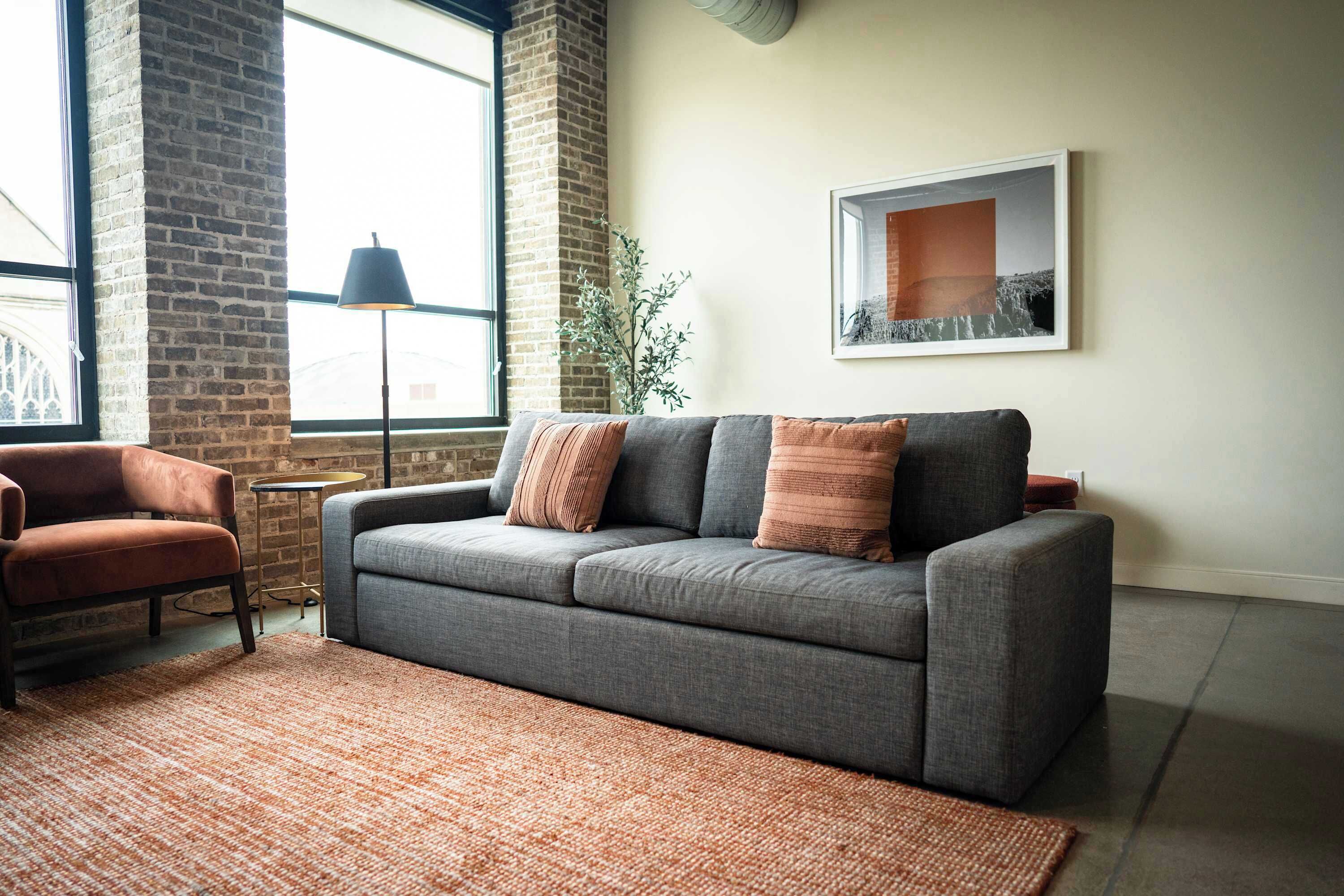Deluxe Apartment, 1 King Bed with Sofa bed, Non Smoking | Living area | 42-inch Smart TV with digital channels, Netflix, Hulu