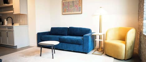 Appartement Deluxe, 2 chambres, non-fumeurs | Bureau, espace de travail pour ordinateur portable