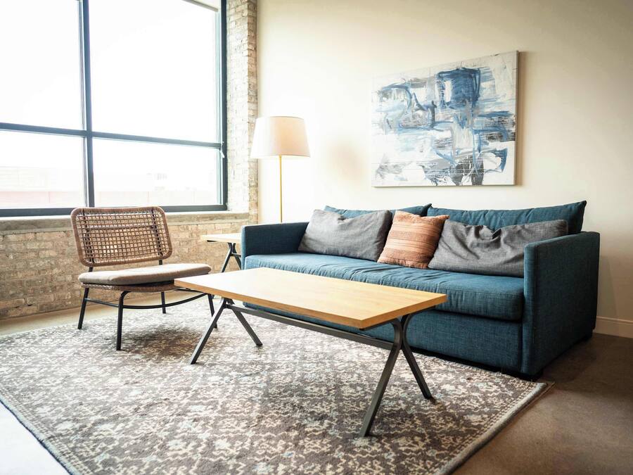 Deluxe Apartment, 1 Queen Bed with Sofa bed, Non Smoking | Living area | 42-inch Smart TV with digital channels, Netflix, Hulu