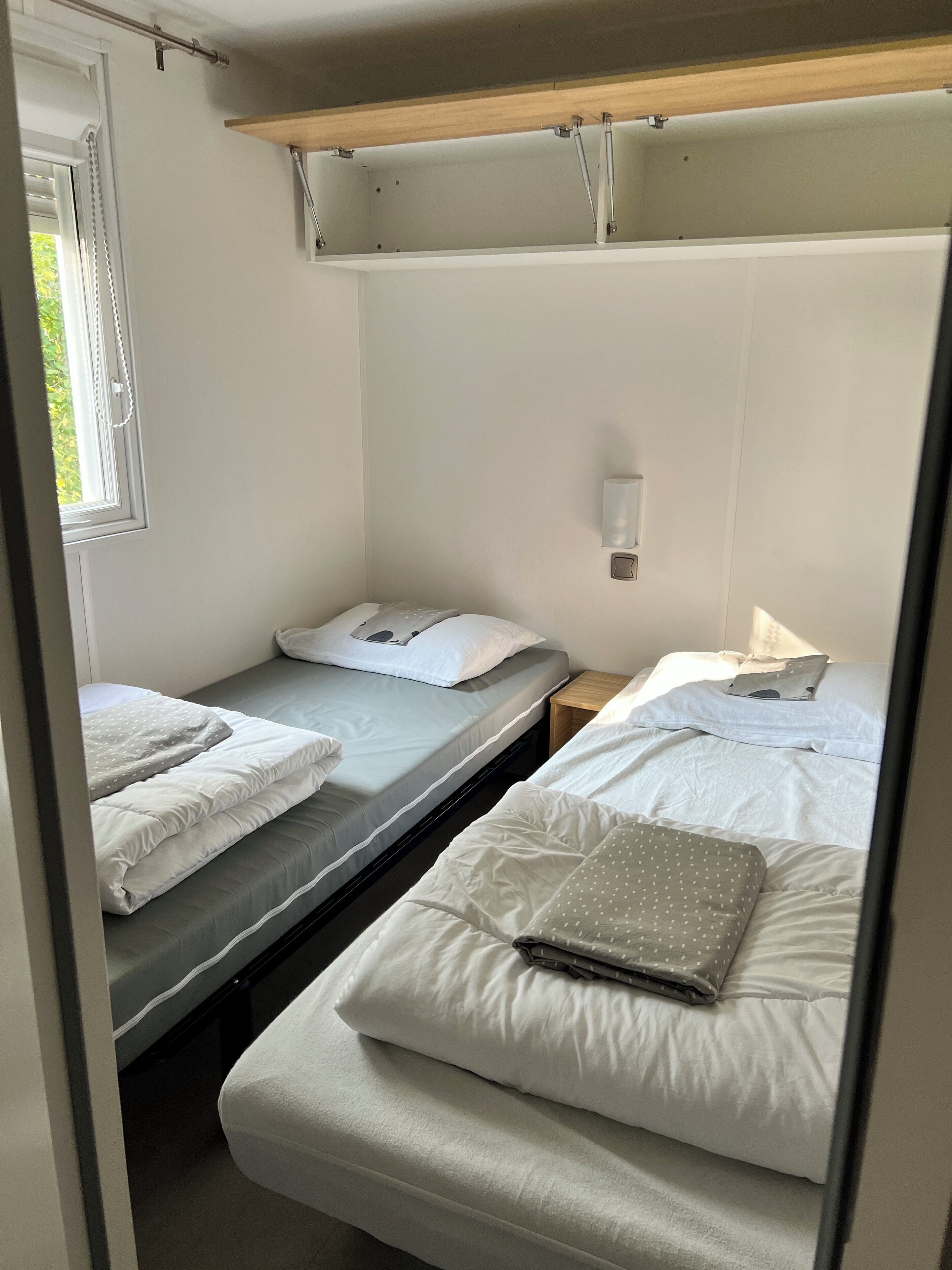 3 habitaciones y ropa de cama 