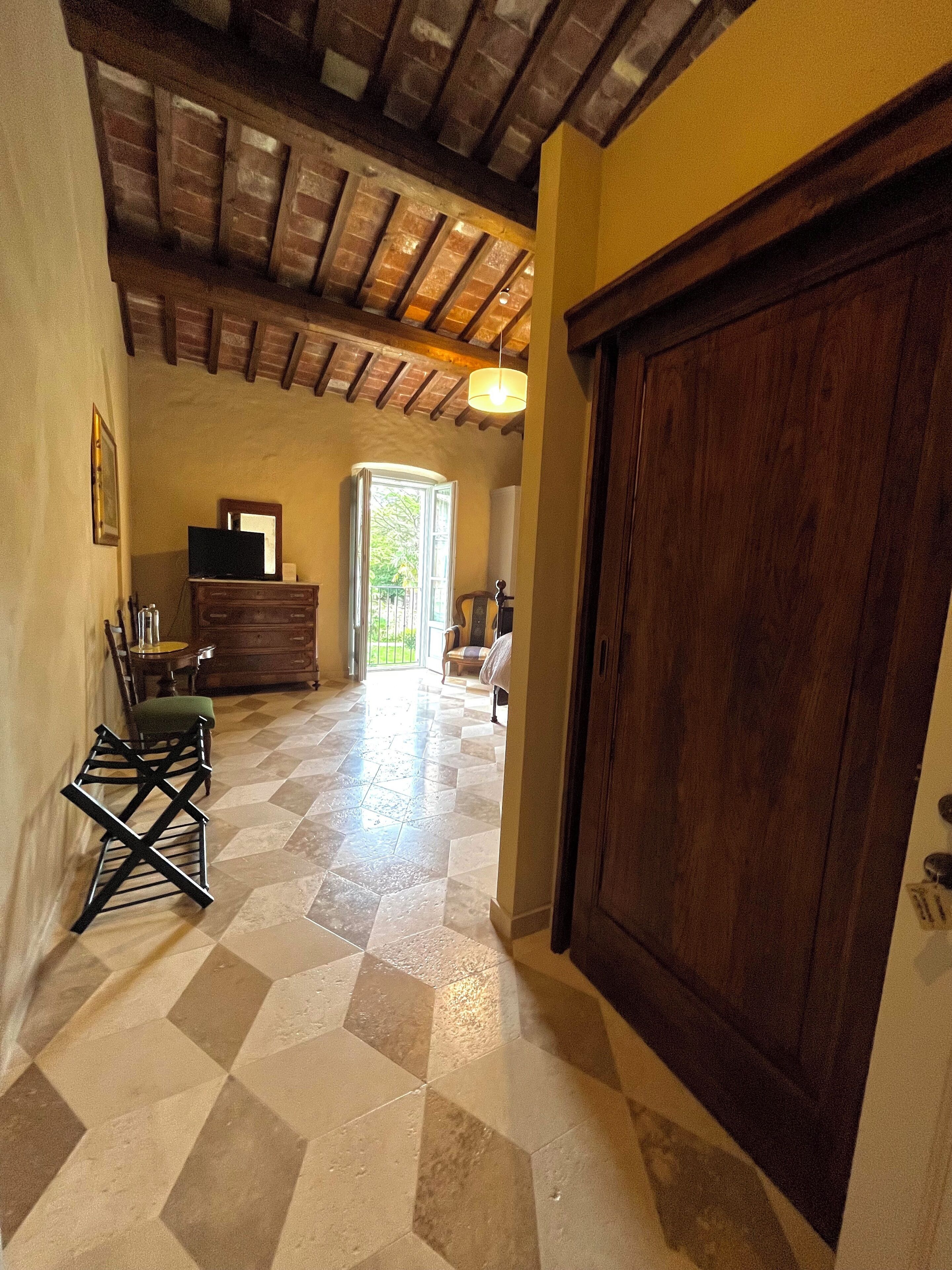 Chambre Double Classique, vue jardin | Coin séjour