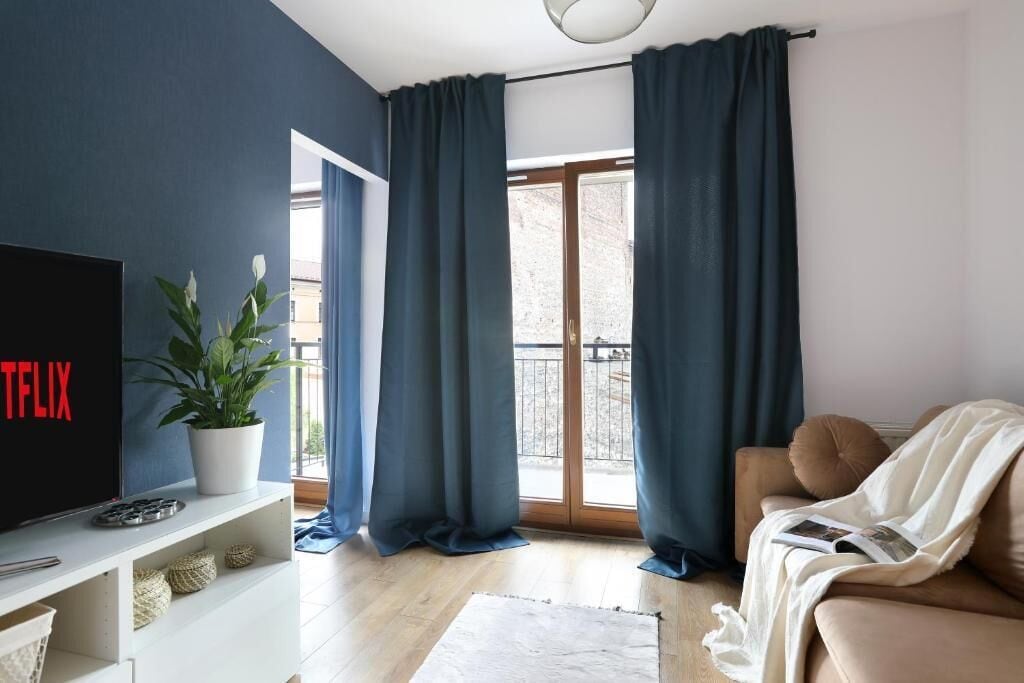 Apartment, Balkon, Gartenblick | Wohnbereich