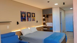1 dormitorio, escritorio, wifi gratis y ropa de cama