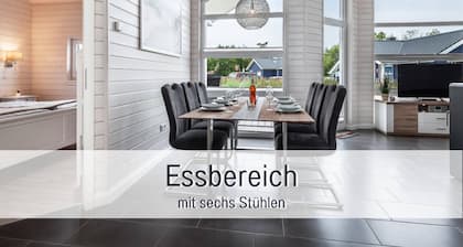 Vacation home with trampoline, sauna & fireplace - up to 3 dogs - fully fenced