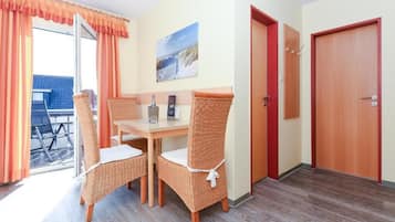 Tweepersoonskamer, balkon | Dineren