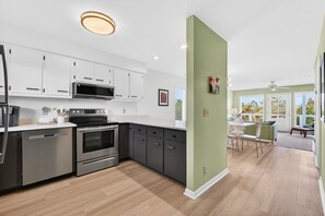 House, 2 Bedrooms | Private kitchen | Fridge, oven, coffee/tea maker, toaster - Times Like These / 256a Brunswick Ave West 2 Bedroom Home (Supply)