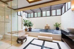 Shower, hair dryer, towels, soap - BlueBell Luxury Private Pool Villa · Ocean & Mountain Views · Koh Samui (Koh Samui)