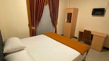 Standard Double Room, City View | Desk, laptop workspace, free WiFi
