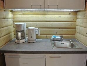 House | Private kitchen - Bernsteinsee Hotel and Ferien Forest Chalet (Sassenburg)