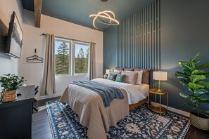 2 chambres, fer et planche à repasser, lit parapluie, Wi-Fi gratuit