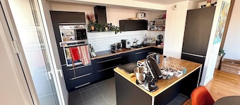 Family apartment with terrace and view of Nantes