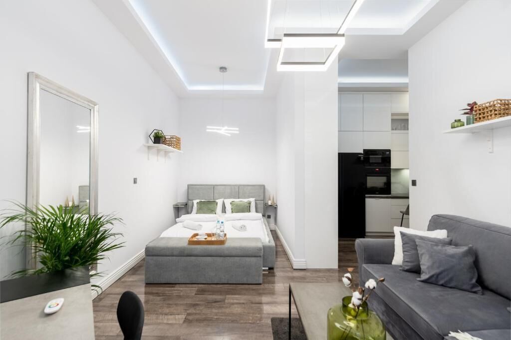 Studio Deluks, balkon, pemandangan halaman