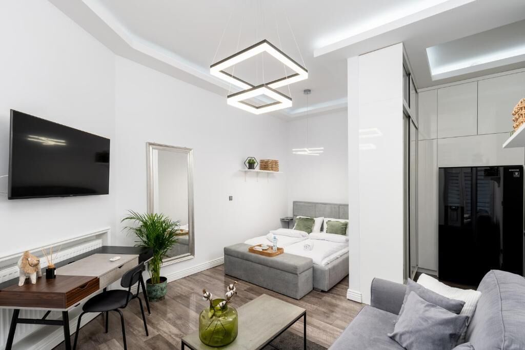 Studio Deluks, balkon, pemandangan halaman | Area keluarga