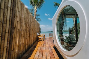 Villa, Balcony, Sea View | Terrace/patio - Sea Sand See Sky Beach Front Resort (Thep Krasattri)
