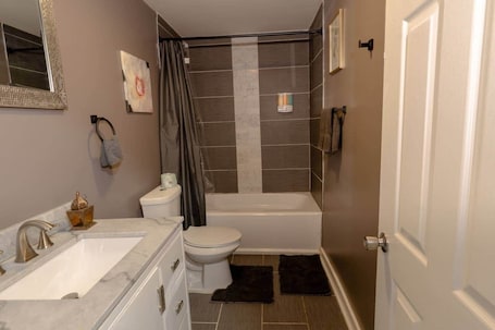 Hair dryer. Stylish 4BR Haven Near AUC and Downtown ATL
