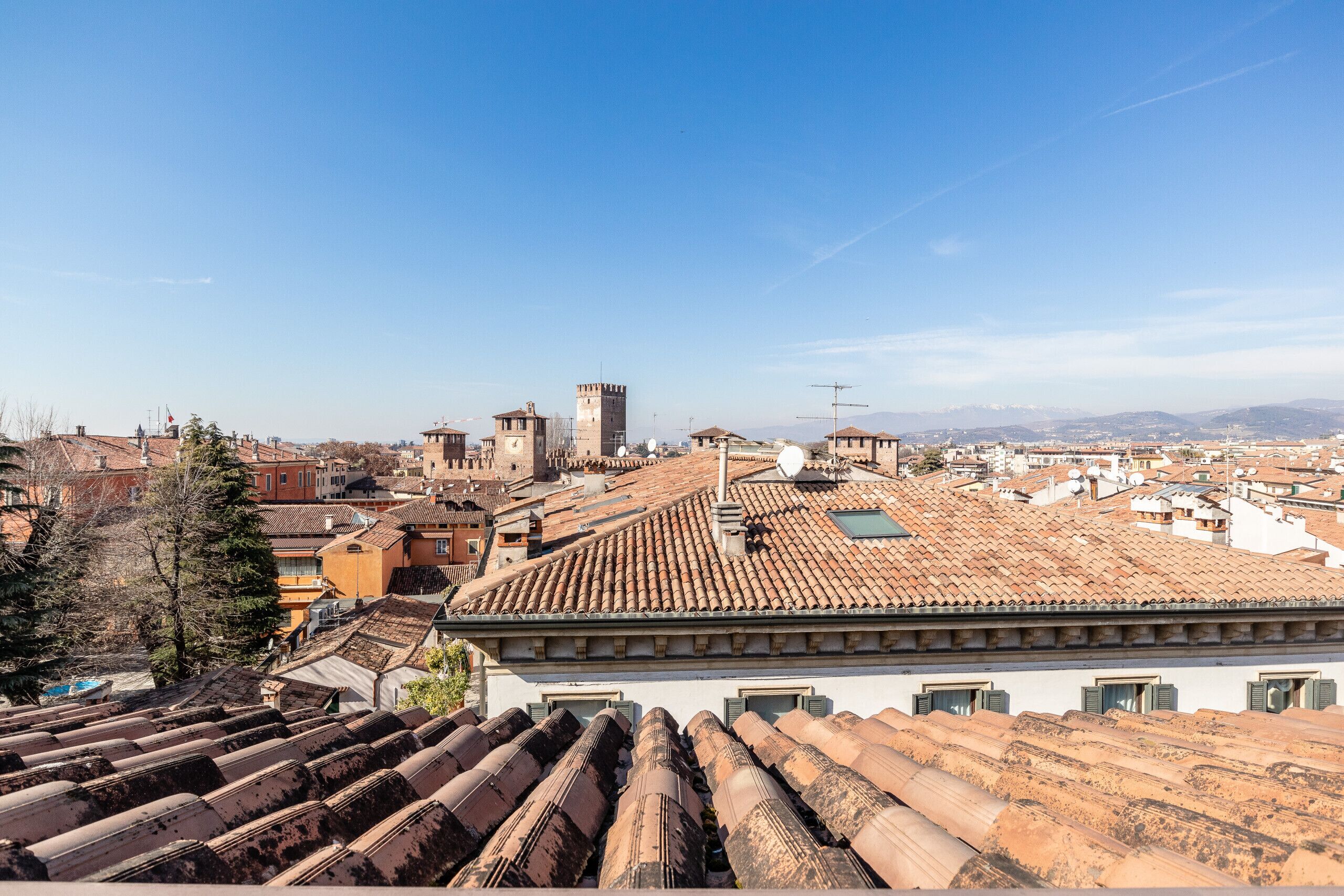 Blick von der Unterkunft