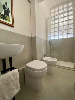 Hair dryer, towels, soap, toilet paper - Five minutes from the sea. Very bright with east south west windows Art and Design (Livorno)