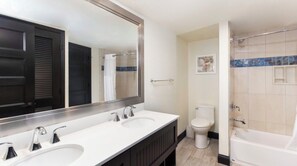 Hair dryer, towels, soap, toilet paper - 2-bedroom Westgate resort unit on gorgeous Cocoa Beach near Florida attractions (Cocoa Beach)