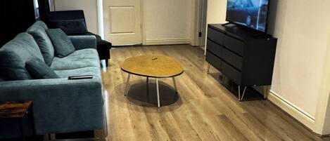 Bungalow, 2 chambres, accessible aux personnes à mobilité réduite, fumeur | Salle de séjour