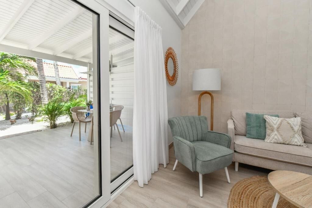 Apartamento Confort, vistas al jardín | Zona de estar