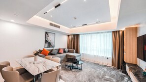 Living area - 2-BD Apartment, Abu Dhabi. (Abu Dhabi)