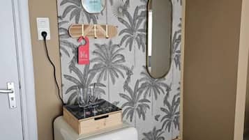 Deluxe Twin kamer, uitzicht op zee | Interieur