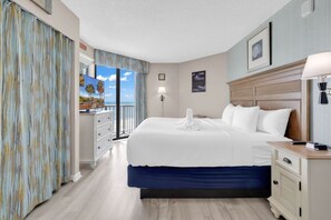 1 bedroom, iron/ironing board, bed sheets - Breakers Boutique 1BR Condo | Oceanfront (Myrtle Beach)