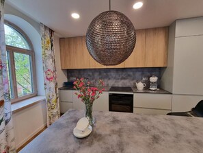 Private kitchen - Teatro Apartamentai Senamiesčio širdyje (Klaipėda)