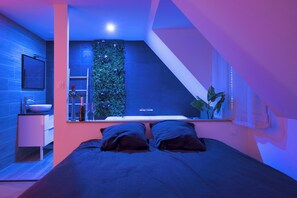 1 bedroom, WiFi, bed sheets - House, jacuzzi, small sea view. (Penmarch)