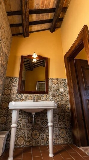 슈피리어 더블룸, 발코니, 바다 전망 | 욕실