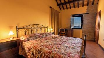 Quarto casal luxo, vista para o vale