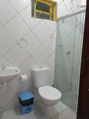 Towels, soap, toilet paper