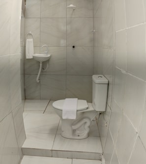 Towels, soap, toilet paper