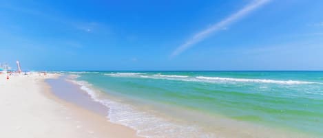 On the beach