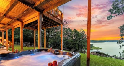 Lake View · Hot Tub · Game Room · Sleeps 16